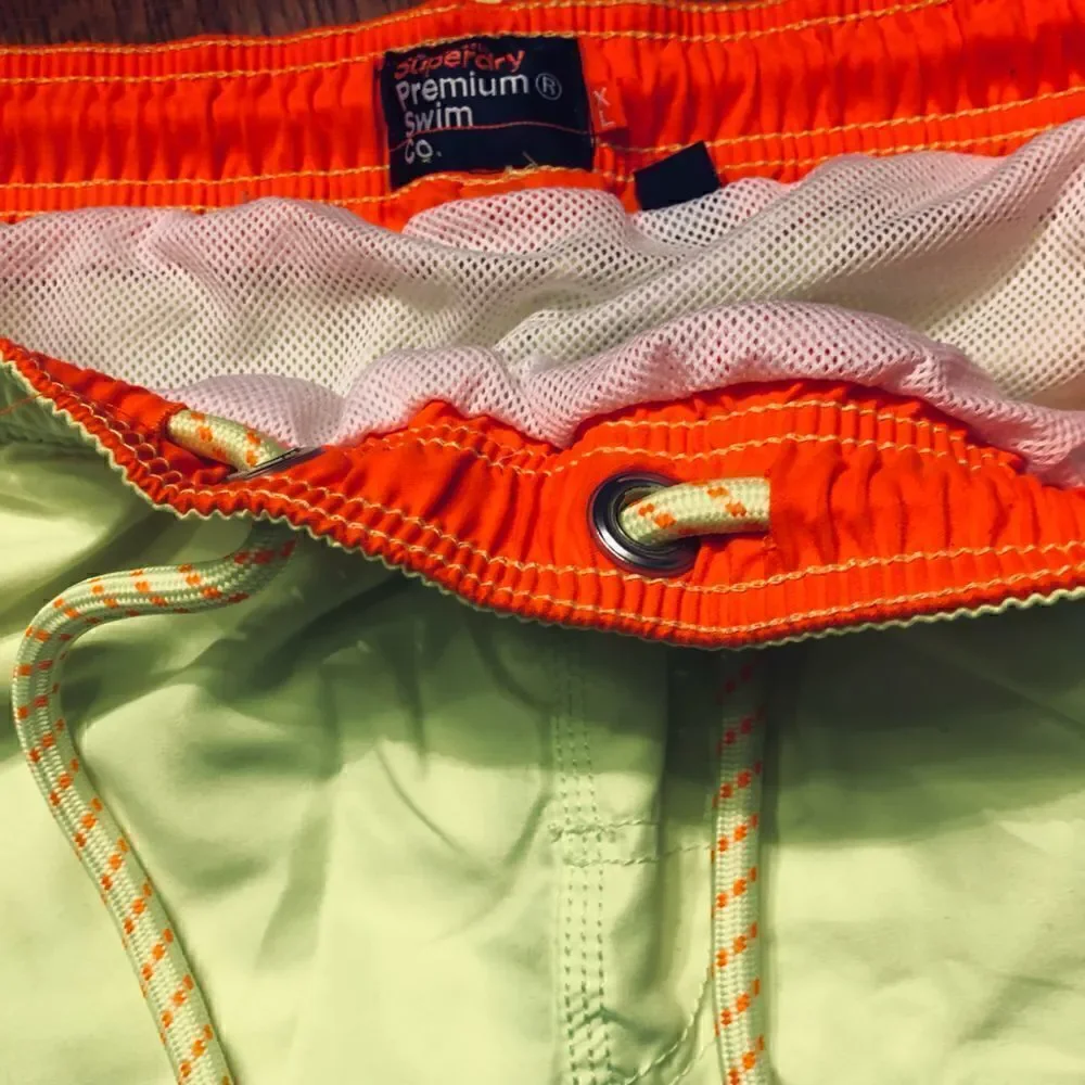 Superdry Beach Volley Swim Shorts XL-Sunblast Yellow